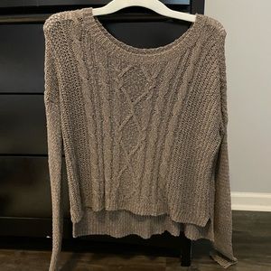 Brown sweater